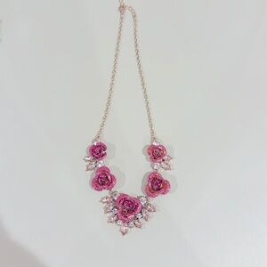Betsey Johnson Rose Necklace